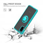 Wholesale Tuff Slim Armor Hybrid Ring Stand Case for Samsung Galaxy A71 5G (Light Blue)